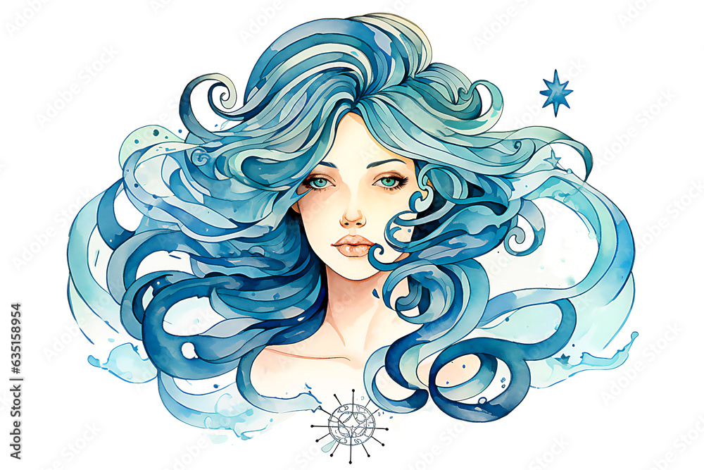Beautiful woman art portrait. Post processed AI generated image. Beautiful woman art portrait. Post processed AI generated image.