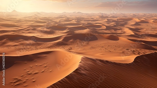 desert dune with sand  generative AI