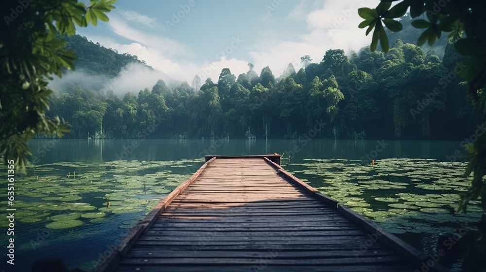 Fototapeta premium lake in the mountains