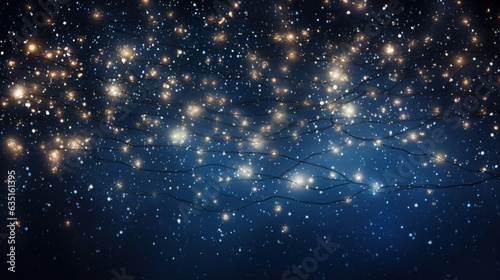 abstract blue background with sparkles