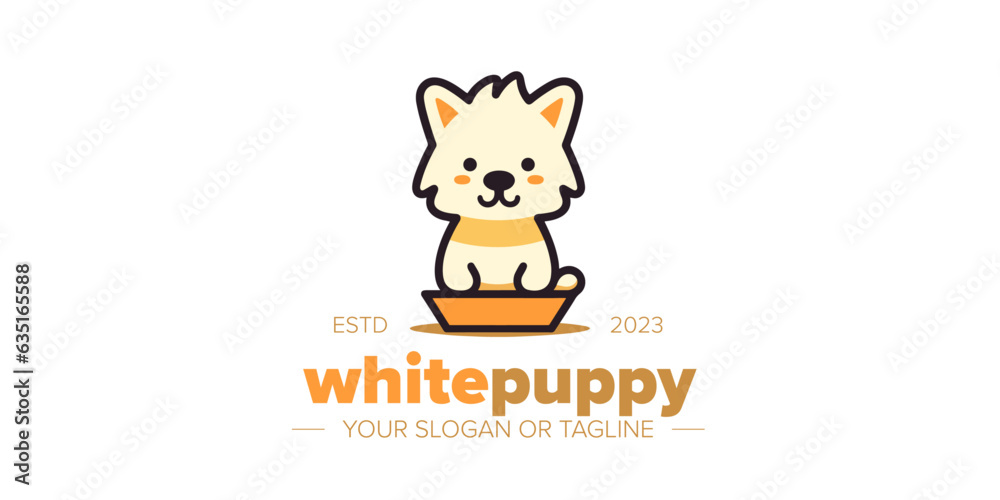 Pet Lovers' Delight: Vector Puppy Dog Art for Pet Shop, House, and Clinic Brands