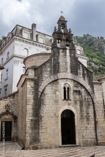 Church of Saint Luke in Kotor Old City  Montenegro