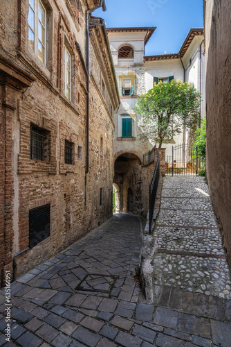 Fototapeta Naklejka Na Ścianę i Meble -  The beautiful city of San Gemini and its medieval historic center. Province of Terni, Umbria, Italy.