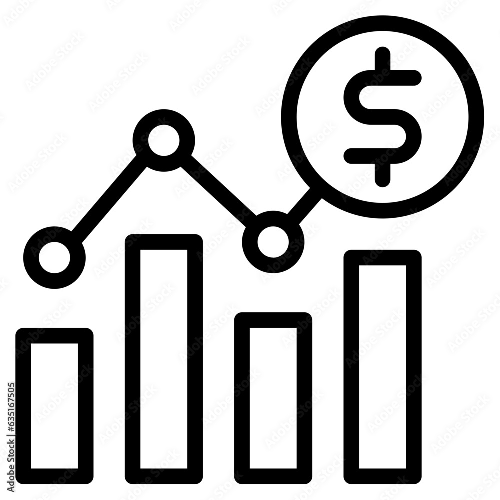 Financial Analysis icon can be used for uiux, etc Financial Analysis icon can be used for uiux, etc