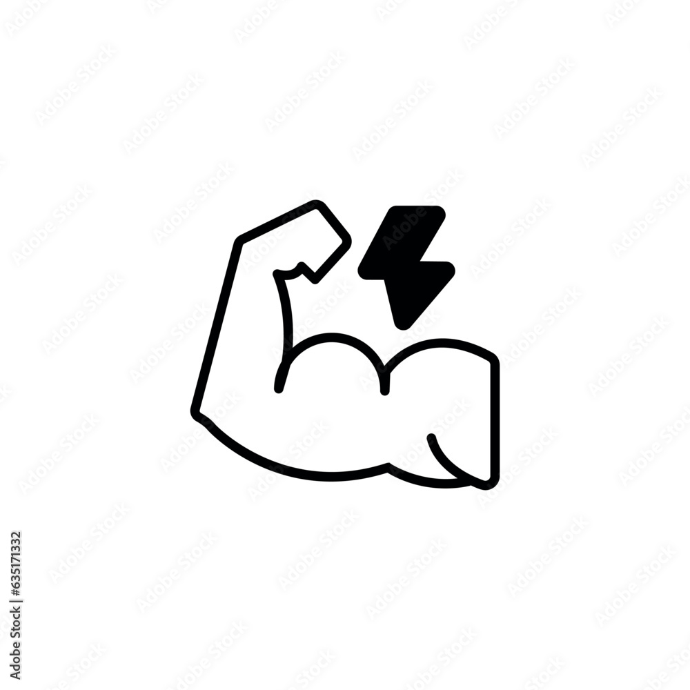 Body Building icon design with white background stock illustration Body Building icon design with white background stock illustration