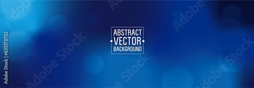 Dark-Blue Defocused Background with Bright Gradient, Spots and highlight with Blurred shapes.