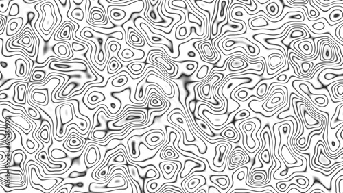background abstract topographic image hard soft line black and white dynamic design