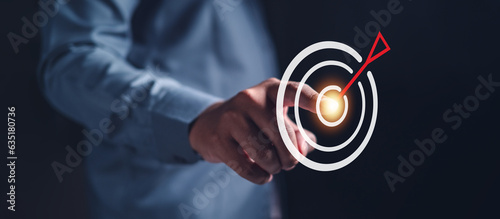 goal, strategy, success, target, aim, futuristic, marketing, choose, performance, achievement. pointing a goal and target aim. archery point aim. touching achievement. bullseye strategy for futuristic