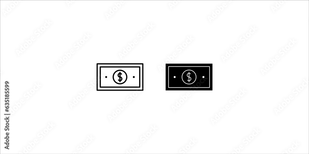 Cash icon set in trendy flat style isolated on white background. Money symbol for your website design, logo, app, UI. Vector illustration, EPS10. Cash icon set in trendy flat style isolated on white background. Money symbol for your website design, logo, app, UI. Vector illustration, EPS10.