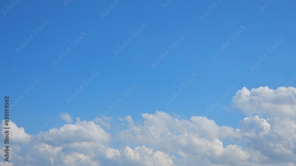 blue sky with clouds