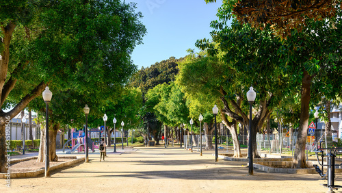 Canalejas Park, the oldest in Alicante, Spain photo
