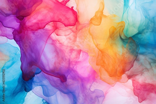 Vibrant and mesmerizing, this background showcases the fluid beauty of colorful alcohol ink. Swirling patterns capture the spontaneous dance of pigments, creating a breathtaking abstract masterpiece. © Kishore Newton