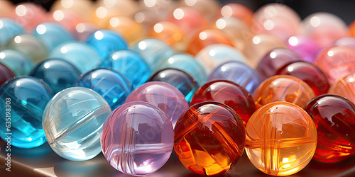 Glass balls of all colors