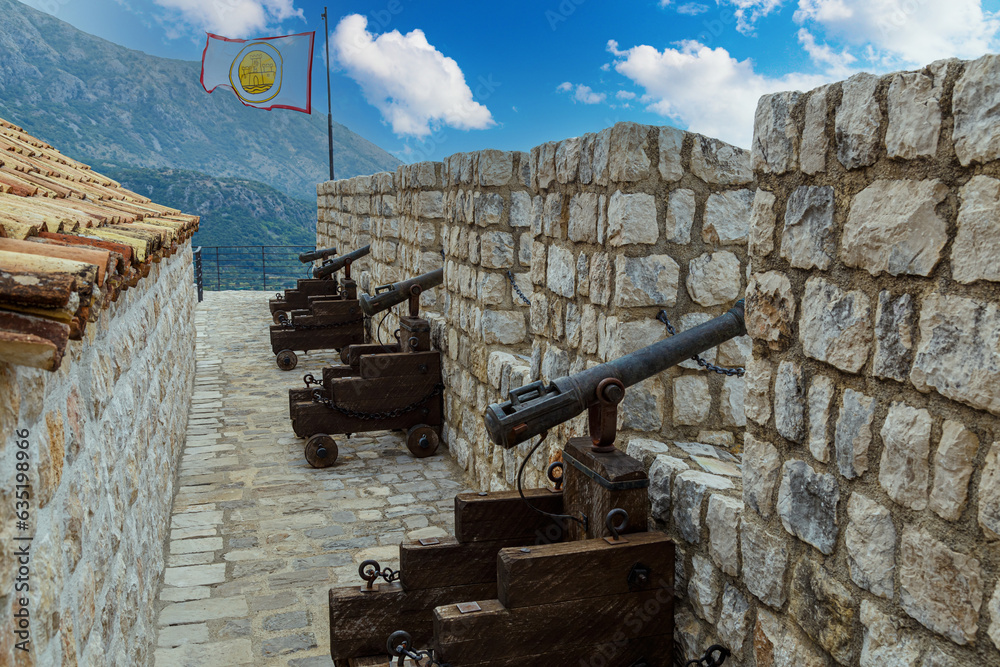 Medieval castle Sokol Grad, Falcon Fortress, Croatia, outdoors. Medieval castle Sokol Grad, Falcon Fortress, Croatia, outdoors.