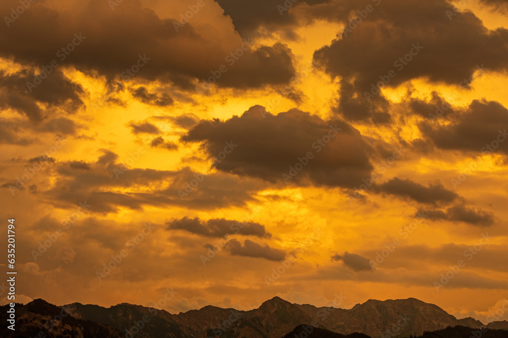 Allgäu - Berge - Sonnenaufgang - Alpenglühen