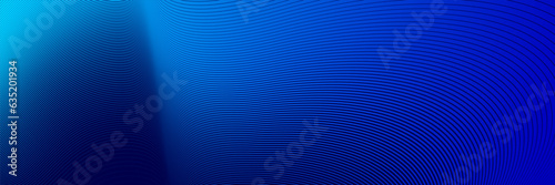 Blue lines in 3D perspective vector abstract background, dynamic linear minimal design, wave lied pattern in dimensional and movement.