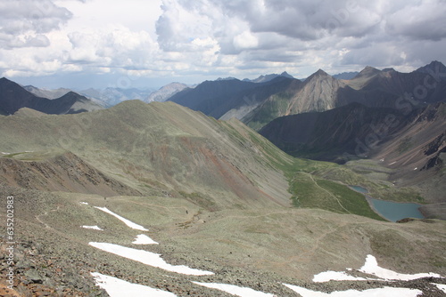 Landscape view from Shumak pass. Sayans photo