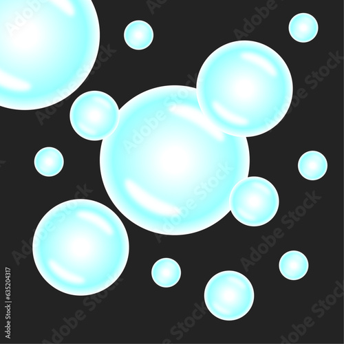 abstract background with bubbles