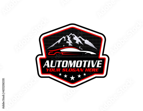 automotive sport car racing logo tamplate