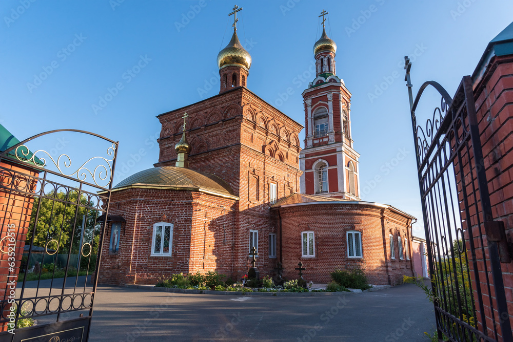 Naklejka premium View of the Church of St. Nicholas the Wonderworker, Krasnaya Gorka, Kazan.