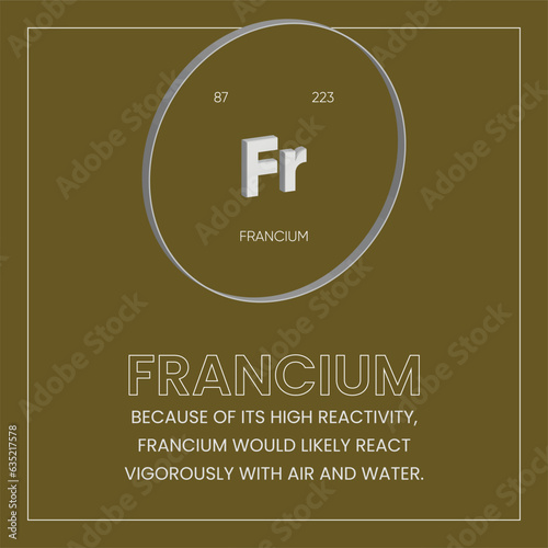 One of the facts regarding one of the periodic table element