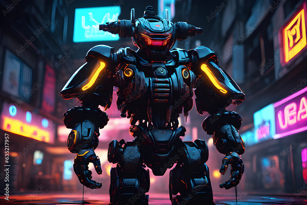 The machine of the flooded city. Generative AI The machine of the flooded city. Generative AI