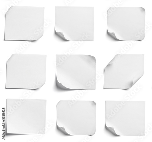 Wallpaper Mural paper message note reminder adhesive sticker blank background white empty sticky tag sign office Torontodigital.ca