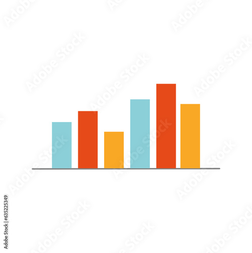 Economy chart form elements of analysis data  pie charts and graphics icons flat pattern 