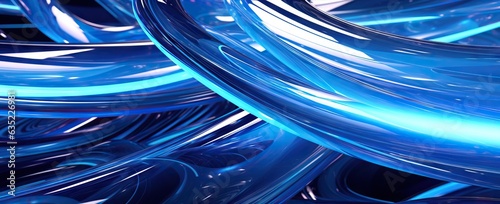 blue abstract swirled pattern background, in the style of contemporary glass