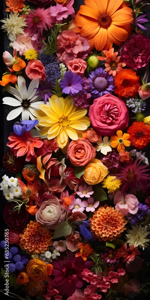 Naklejka premium flowers in the garden