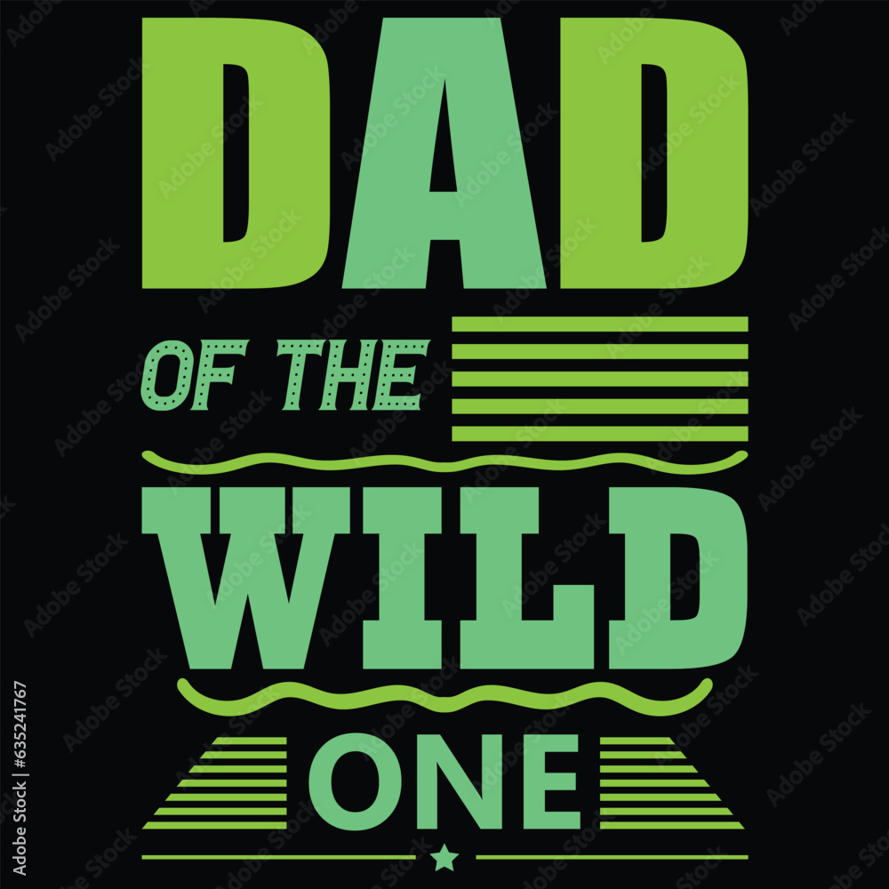 Fototapeta premium Father day best t-shirt design 