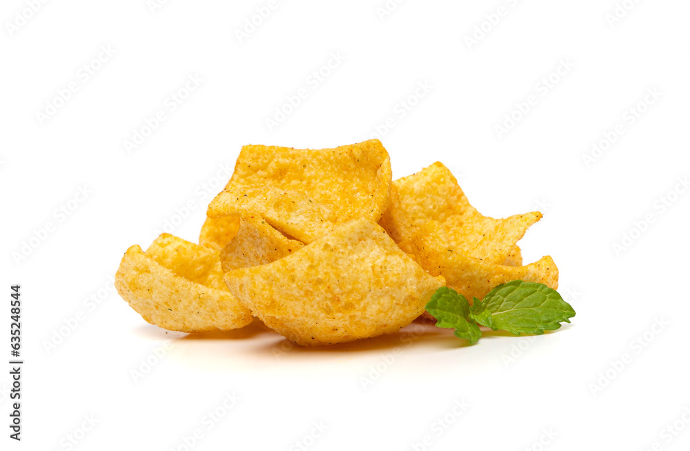 Lentil Chips Isolated, Lentils Crisps, Healthy Orange Snack, Fried Organic Crunchies, Lentil Chips on White Lentil Chips Isolated, Lentils Crisps, Healthy Orange Snack, Fried Organic Crunchies, Lentil Chips on White