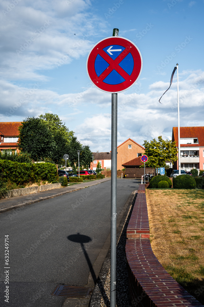 Parken Verboten mit Bierflasche