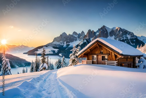 house in the mountains © asad