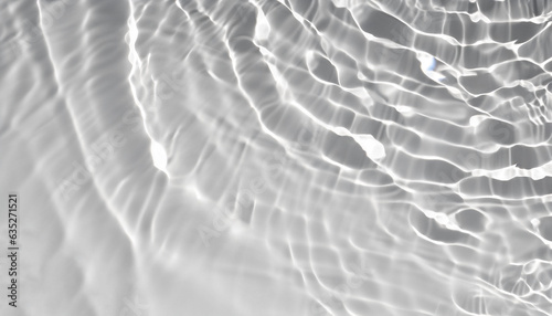 Canvastavla Abstract white transparent water shadow surface texture natural ripple backgroun