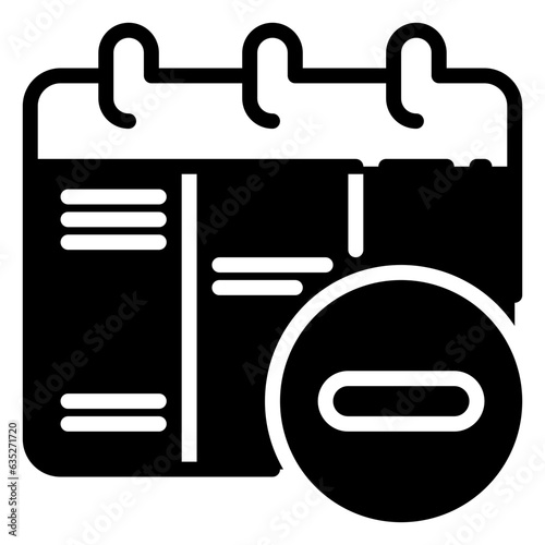 disable notification icon, glyph icon style