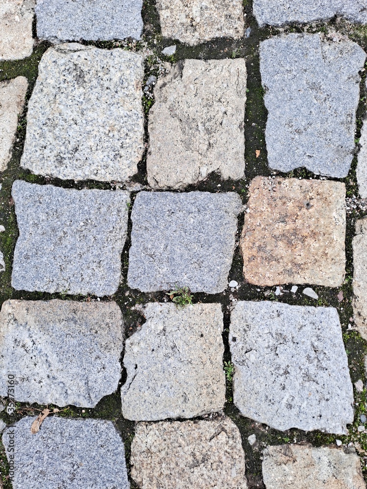 Obraz premium Texture background Tiles flooring sidewalk Stones