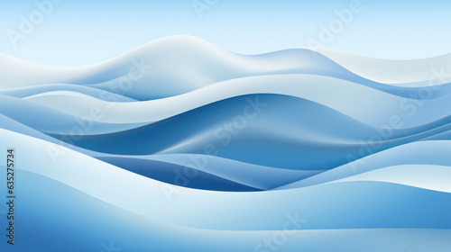 abstract snow curve background © EmmaStock