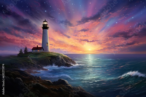 Twilight Symphony: A Hyper-Realistic Journey Through a Tranquil Oceanic Canvas © Lucija
