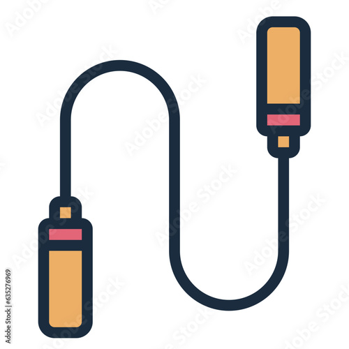 Jumprope filled line icon