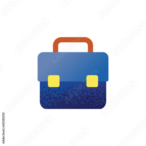 School bag icon cartoon isolated vector illustration