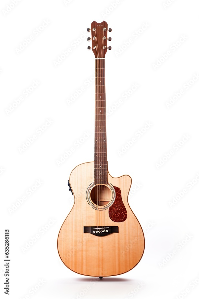 Obraz premium guitar, isolated on white background | Generative AI