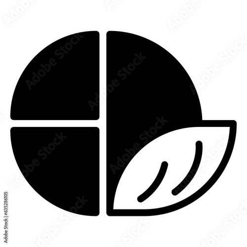 Diet icon, glyph icon style