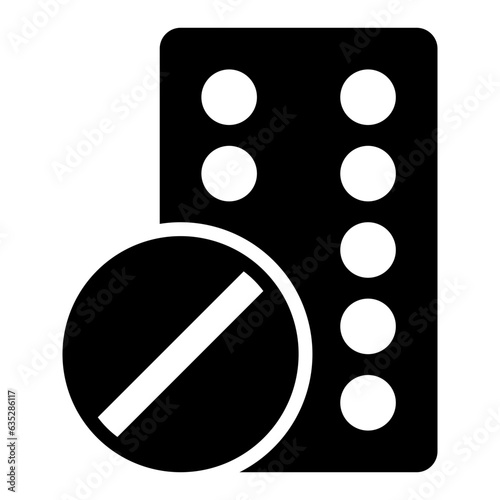 pills icon, glyph icon style
