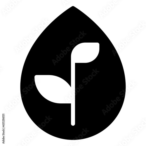 Fresh Water icon, glyph icon style