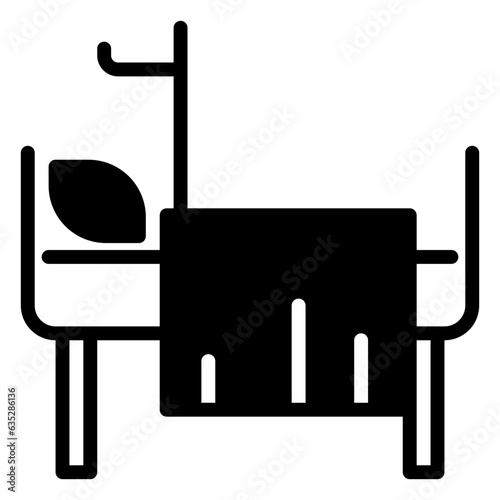 ICU icon, glyph icon style