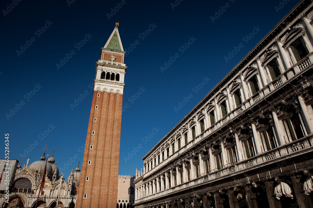 Campanile di San Marco belltower in Piazza San Marco.