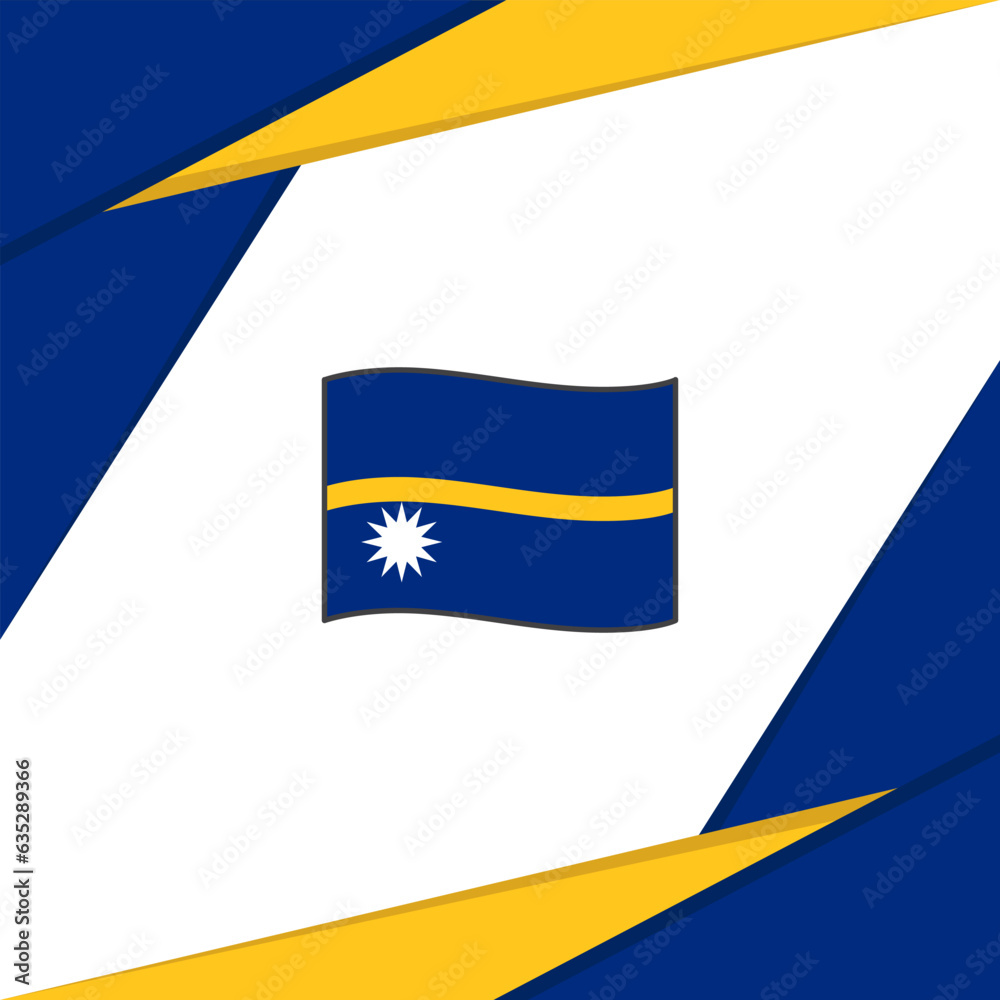 Nauru Flag Abstract Background Design Template. Nauru Independence Day Banner Social Media Post. Nauru Background Nauru Flag Abstract Background Design Template. Nauru Independence Day Banner Social Media Post. Nauru Background