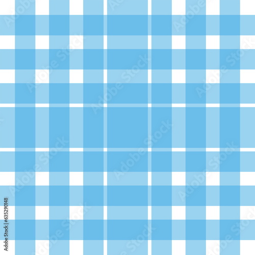 Blue, delicate plaid. Seamless tartan pattern. Cell. Suitable for fashion textiles and graphics, packaging. the Madras palette. Vector.