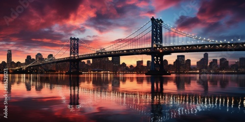 bridge at night